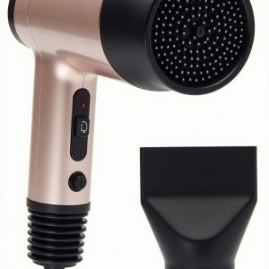 Ionic Professional Hair Dryer with Diffuser and Nozzle